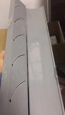Auvents d'air de PVC dans la preuve externe de pluie de mur de gril central de tour de refroidissement