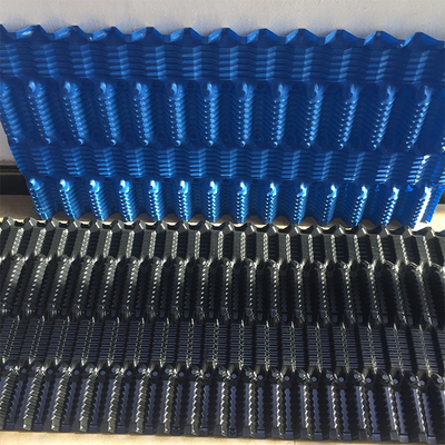 paquets de suffisance de PVC de médias d'écoulement de compteur de rechange de médias de suffisance de tour de refroidissement de 500mm